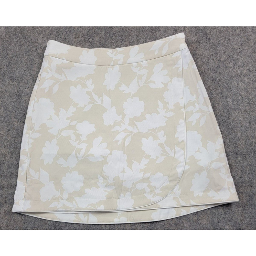 G/Fore Golf Skort Womens 0 Tonal Floral Wrap Maverick 4-Way Stretch Golf NWT